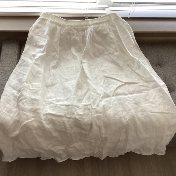 MANGO A-Line Linen Skirt, size 12 - Picture 10 of 10